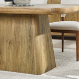 Orlando Rectangular Dining Table, Light Brown