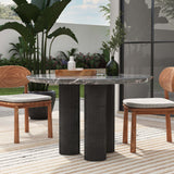 Adrian Outdoor Round Dining Table-Furniture - Dining-High Fashion Home