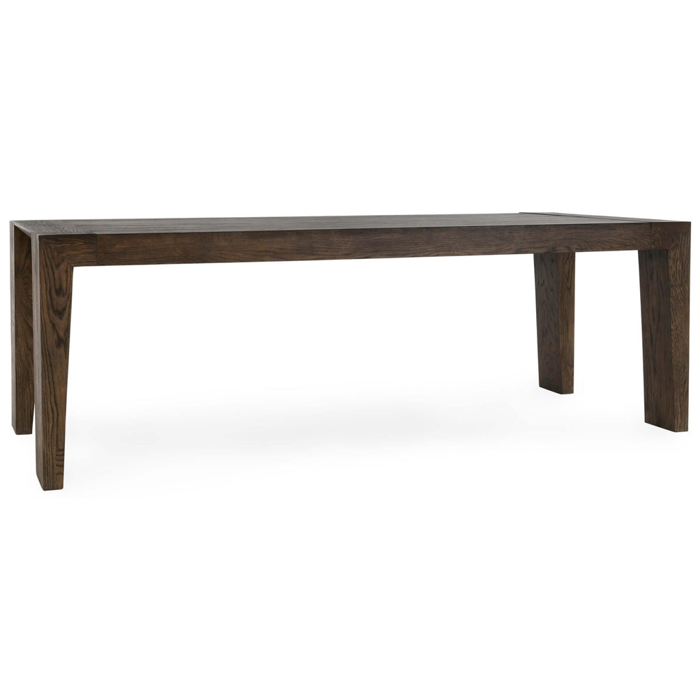 Troy Dining Table, Suede Brown-Furniture - Dining-High Fashion Home