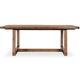 Lyra Rectangular Extension Dining Table, Smoke Brown