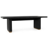 Lynx Rectangular Dining Table, Carbon