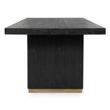 Lynx Rectangular Dining Table, Carbon