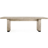 Lynx Rectangular Dining Table, Antique White