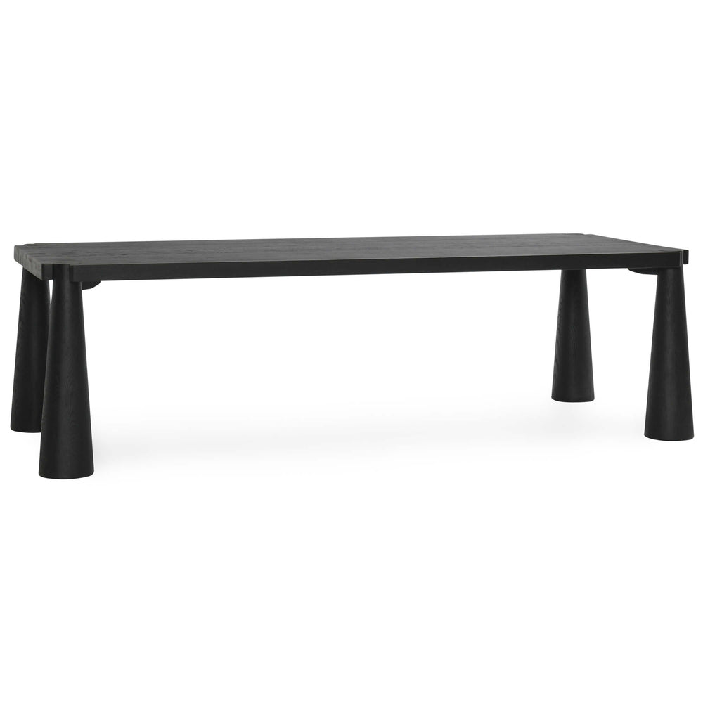 Atrop Rectangular Dining Table, Ink Black