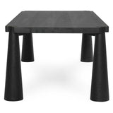 Atrop Rectangular Dining Table, Ink Black