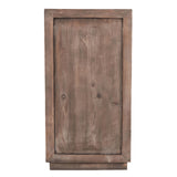 Selma 6 Door Cabinet, Aged Brown-Furniture - Storage-High Fashion Home