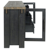 Duncan Buffet, Carbon-Furniture - Storage-High Fashion Home