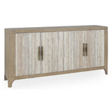 Alpine 4 Door Cabinet, Natural