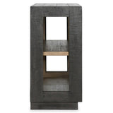 Larson 2 Door Cabinet, Carbon Black-Furniture - Storage-High Fashion Home