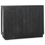 Larson 2 Door Cabinet, Carbon Black-Furniture - Storage-High Fashion Home