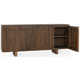 Roya 4 Door Cabinet, Toasted Brown-Furniture - Storage-High Fashion Home