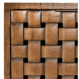 Bast 4 Door Cabinet, Mission Brown-Furniture - Storage-High Fashion Home