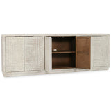 Tafari 4 Door Cabinet, Timeworn Cream-Furniture - Storage-High Fashion Home