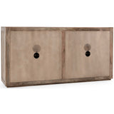 Jensen 4 Door Cabinet, Taupe-Furniture - Storage-High Fashion Home