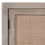 Jensen 4 Door Cabinet, Taupe-Furniture - Storage-High Fashion Home