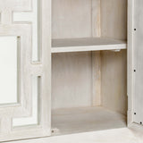 Adina Tall Cabinet, White Washed