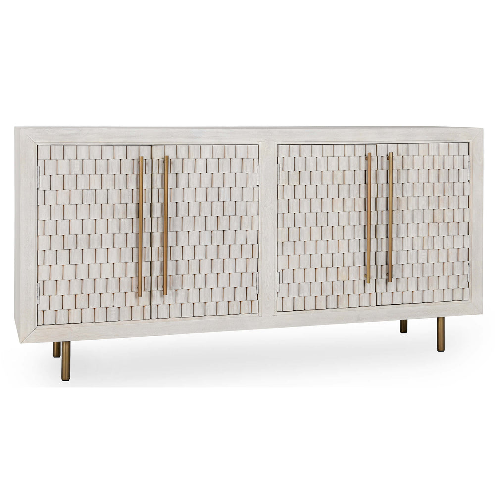 Norwood 4 Door Buffet, White Wash