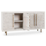 Norwood 4 Door Buffet, White Wash