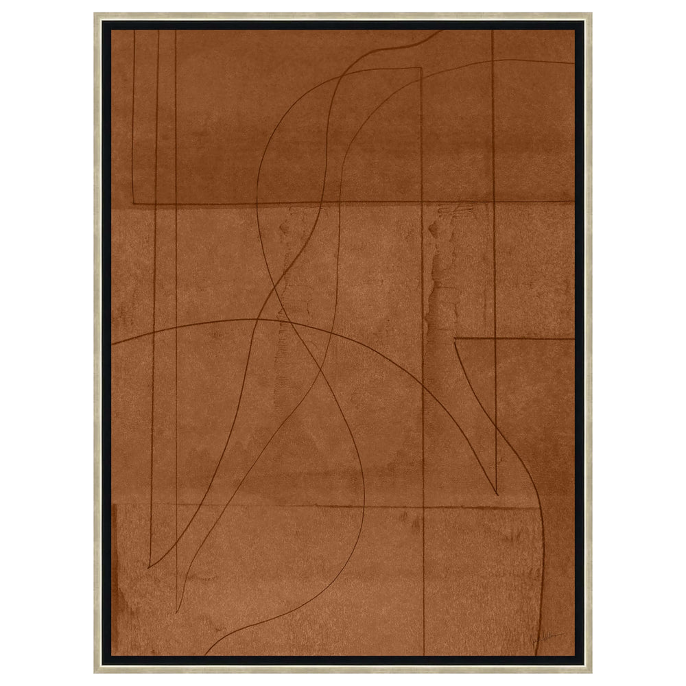 Movement in Terracotta I Framed