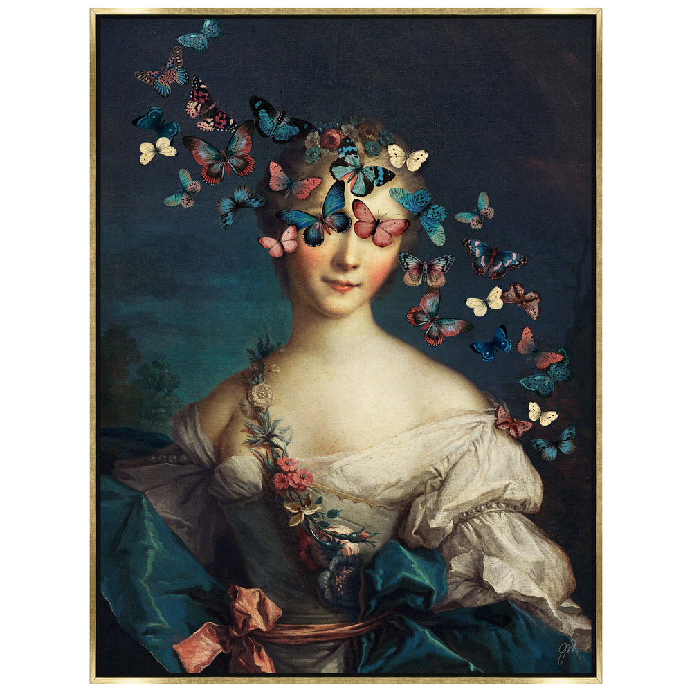 Madame Butterfly Framed-Accessories Artwork-High Fashion Home