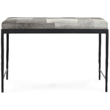 Achen Hide Bench, Sparrow Gray