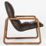 Atticus Chair, Brown-Furniture - Chairs-High Fashion Home