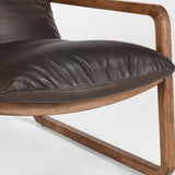 Atticus Chair, Brown-Furniture - Chairs-High Fashion Home