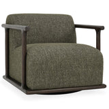 Lucia Swivel Chair, Kale Green-Furniture - Chairs-High Fashion Home