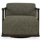 Lucia Swivel Chair, Kale Green-Furniture - Chairs-High Fashion Home