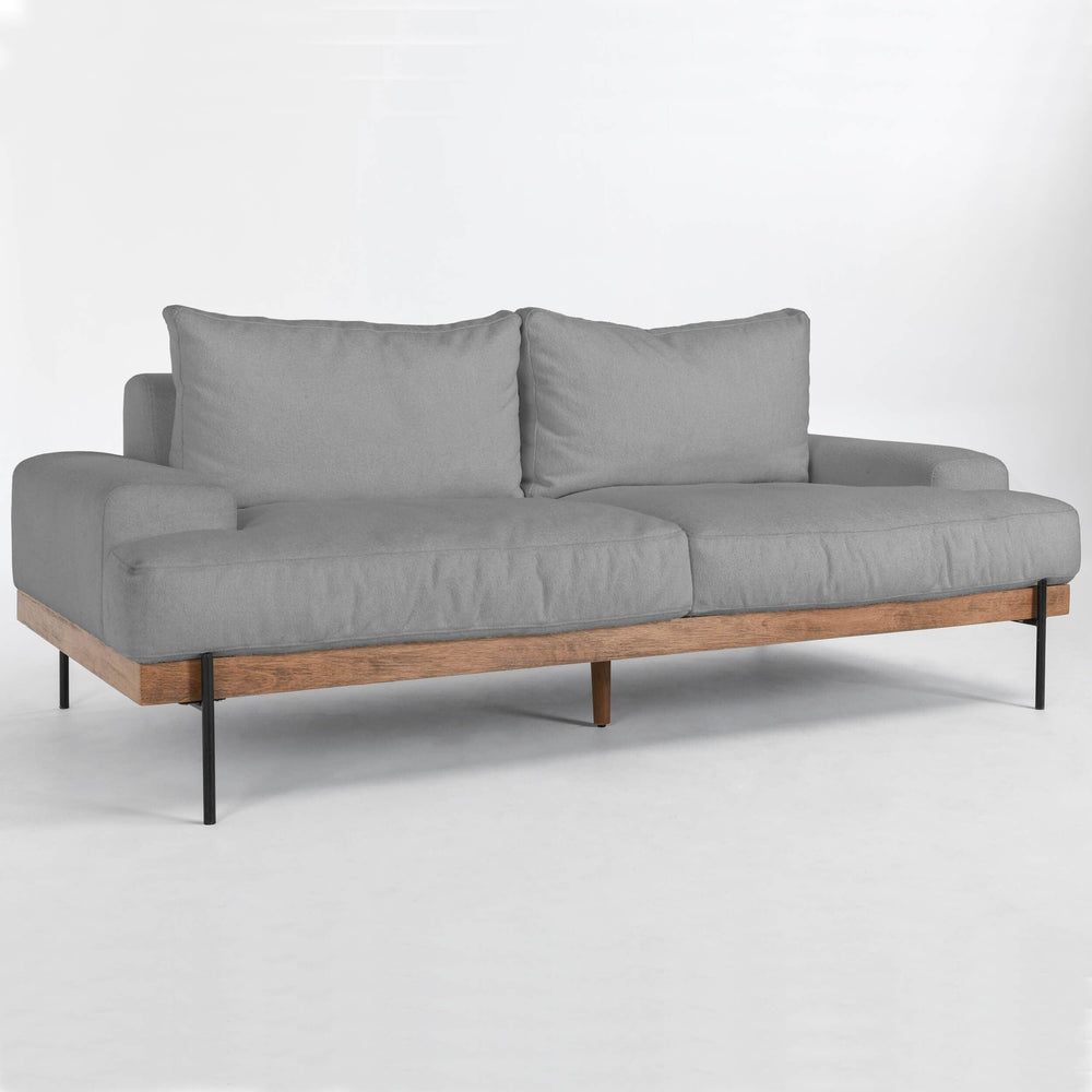 Faro Sofa, Light Gray-Furniture - Sofas-High Fashion Home