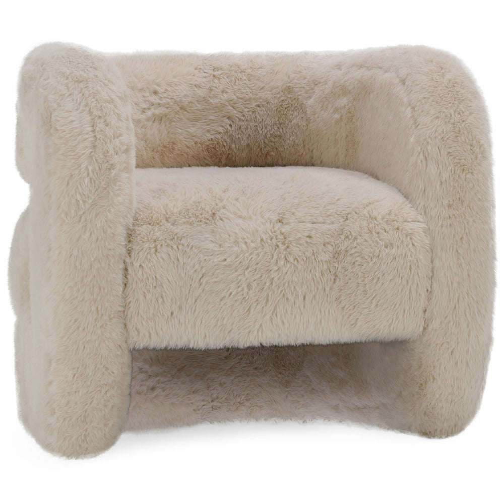 Teddy Chair, Beige-Furniture - Chairs-High Fashion Home