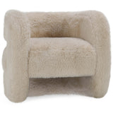 Teddy Chair, Beige-Furniture - Chairs-High Fashion Home