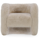 Teddy Chair, Beige-Furniture - Chairs-High Fashion Home