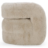 Teddy Chair, Beige-Furniture - Chairs-High Fashion Home