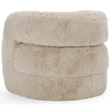 Teddy Chair, Beige-Furniture - Chairs-High Fashion Home