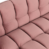 Petra Sofa, Blush-Furniture - Sofas-High Fashion Home