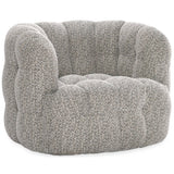 Walter Swivel Chair, Heathered Gray-Furniture - Chairs-High Fashion Home