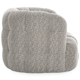 Walter Swivel Chair, Heathered Gray-Furniture - Chairs-High Fashion Home