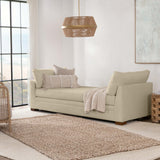 Audrey Upholstered Daybed, Beige-Furniture - Sofas-High Fashion Home