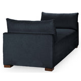 Audrey Upholstered Daybed, Navy-Furniture - Sofas-High Fashion Home