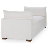 Audrey Upholstered Daybed, White-Furniture - Sofas-High Fashion Home