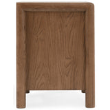 Corda Nightstand, Brown/Natural-Furniture - Bedroom-High Fashion Home