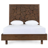 Jaxon King Bed, Cocoa Brown-Furniture - Bedroom-High Fashion Home