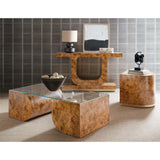 Burlesque Accent Table, Medium Wood-Furniture - Accent Tables-High Fashion Home