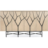 Branched Entertainment Credenza-Furniture - Storage-High Fashion Home