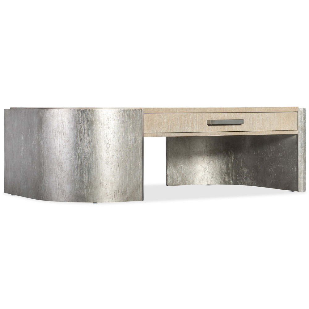 Silverfrost Cocktail Table, Light Wood-Furniture - Accent Tables-High Fashion Home