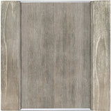 Saber End Table, Silver Leaf-Furniture - Accent Tables-High Fashion Home