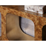 Burlesque Console Table, Medium Wood-Furniture - Accent Tables-High Fashion Home