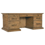 Big Sky Executive Desk, Vintage Natural-Furniture - Office-High Fashion Home