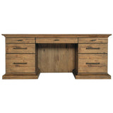 Big Sky Executive Desk, Vintage Natural-Furniture - Office-High Fashion Home